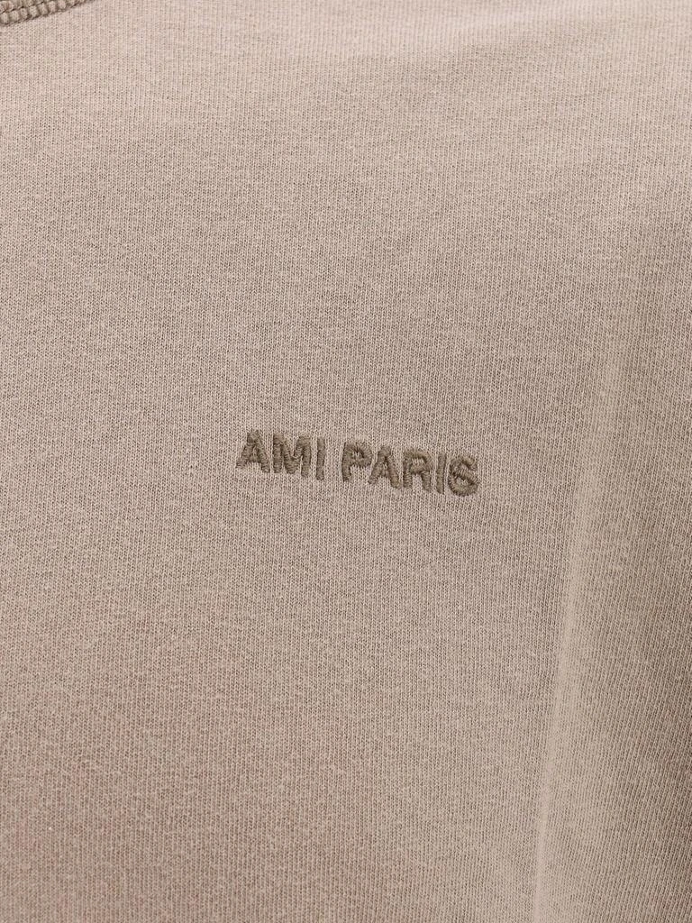 商品AMI|AMI Paris Logo Embroidered Crewneck T-Shirt,价格¥612,第3张图片详细描述