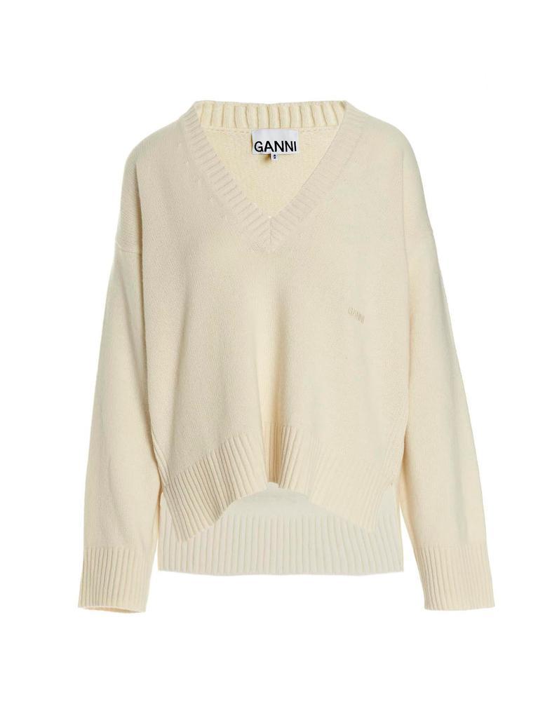 商品Ganni|Logo embroidery sweater,价格¥1044,第1张图片
