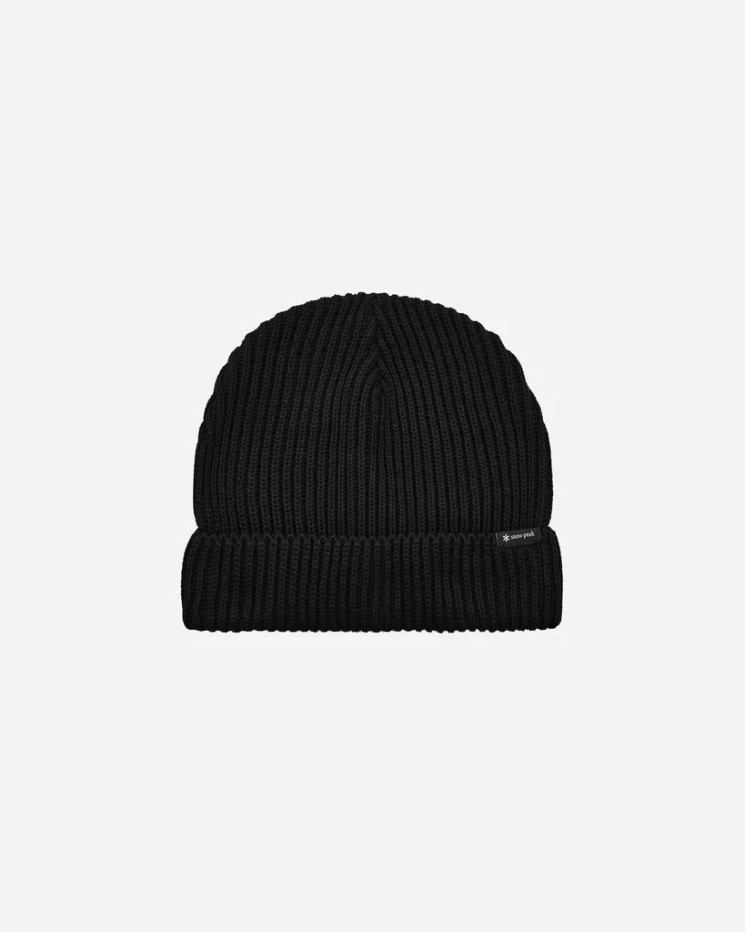 商品Snow Peak|Pe/Co Knit Cap Black,价格¥333,第2张图片详细描述