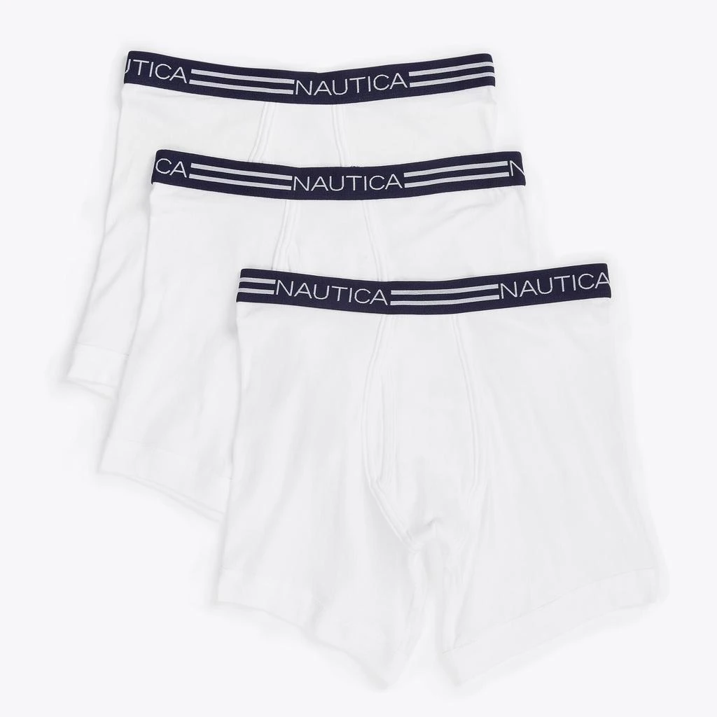 商品Nautica|Nautica Mens Classic Boxer Briefs, 3-Pack,价格¥148,第2张图片详细描述