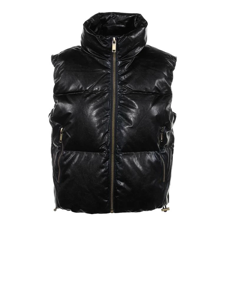 商品Michael Kors|MICHAEL Michael Kors Leather Puffer Vest,价格¥2409,第1张图片