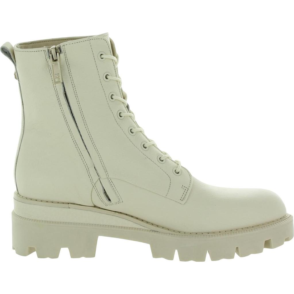 Garret Womens Lugged Sole Ankle Combat Boots商品第4张图片规格展示