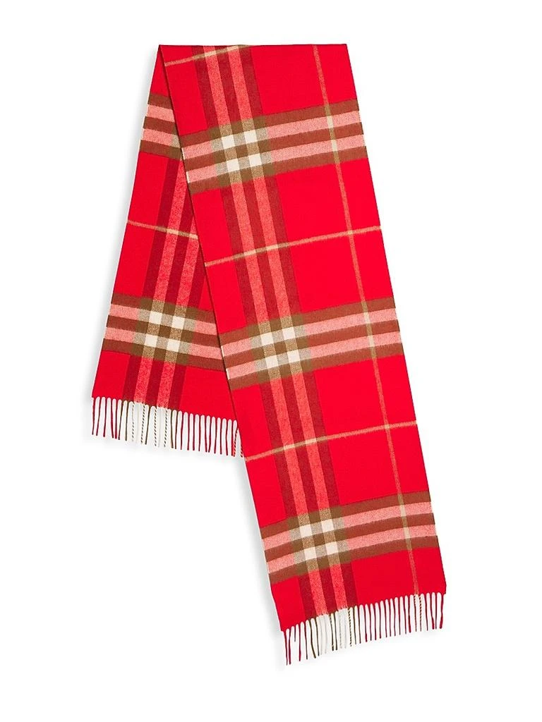 商品Burberry|Giant Check Cashmere Scarf,价格¥4398,第3张图片详细描述