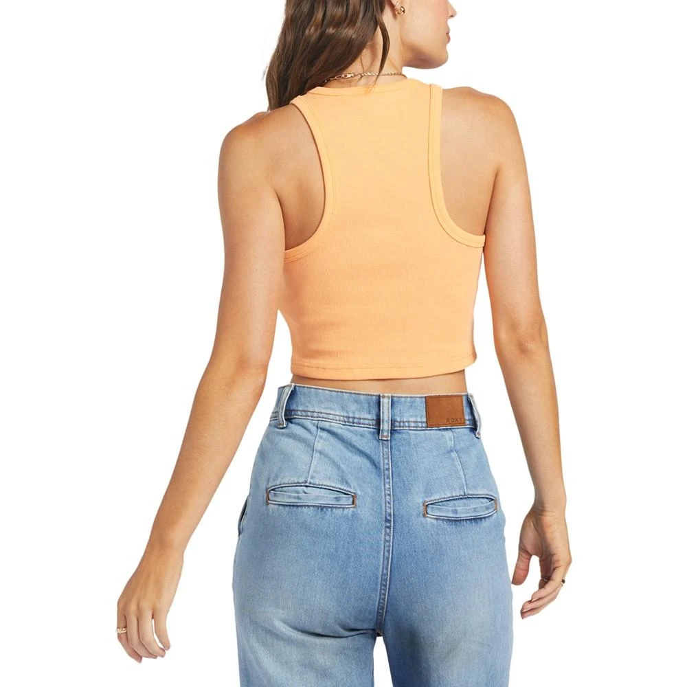 商品Roxy|Juniors' Bright Boardwalk Ribbed Cropped Tank Top,价格¥269,第2张图片详细描述