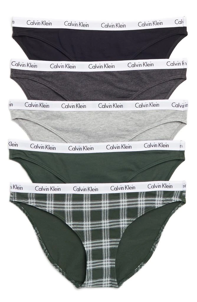 商品Calvin Klein|Logo Bikini - Pack of 5,价格¥207,第1张图片