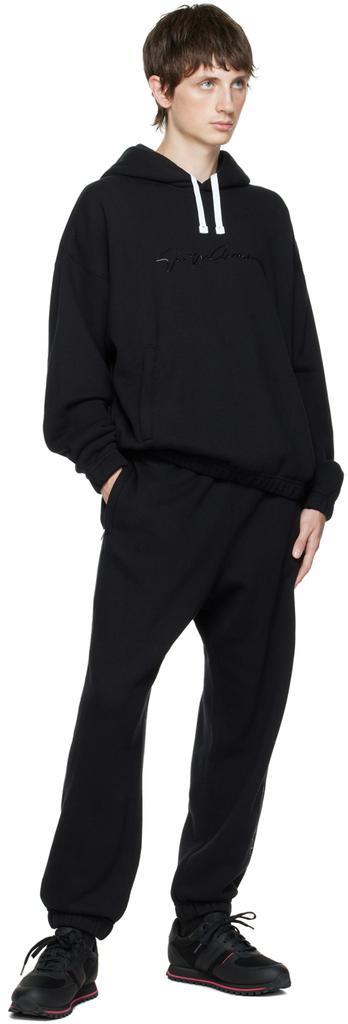 商品Giorgio Armani|SSENSE Exclusive Black Lounge Pants,价格¥3970,第6张图片详细描述