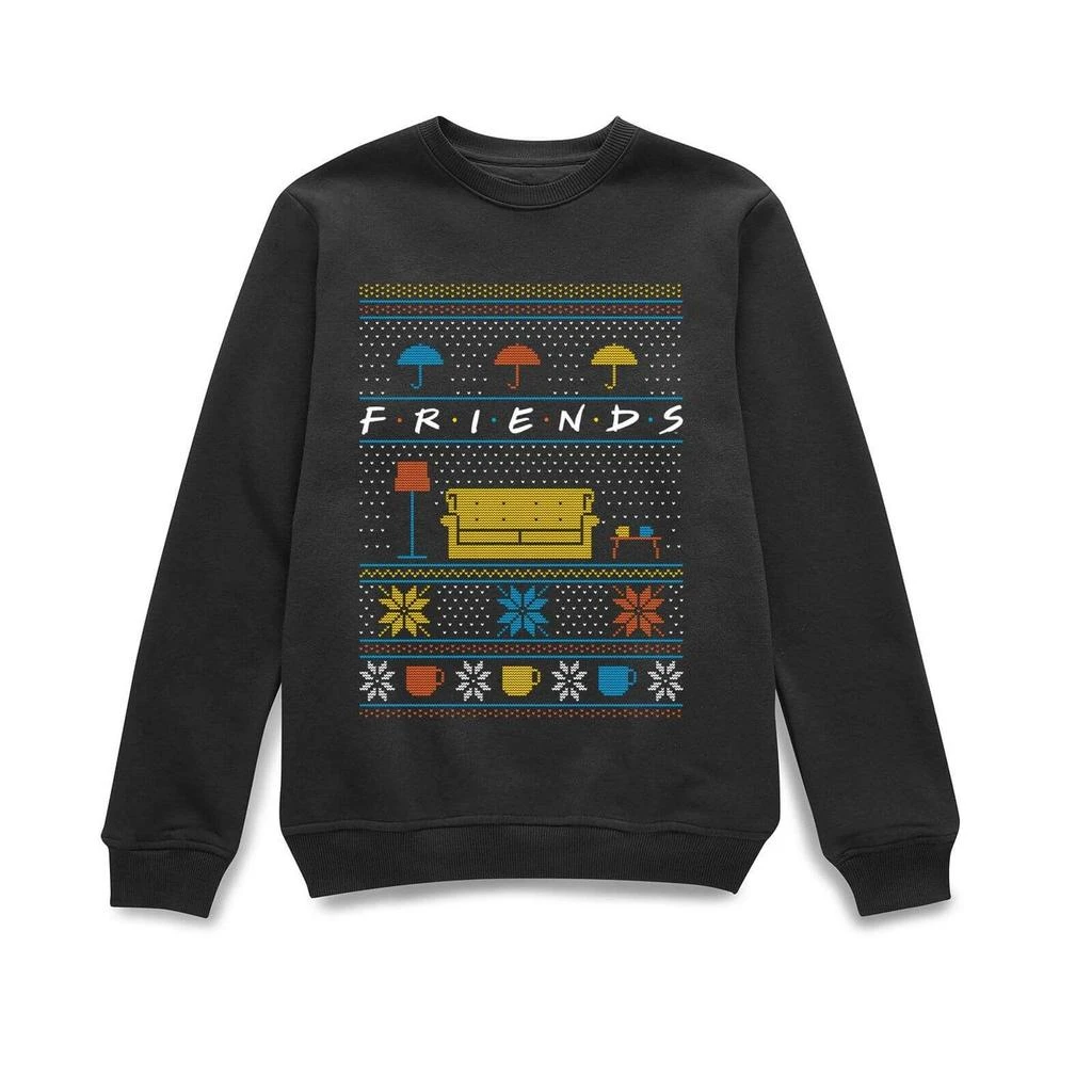 商品Original Hero|Friends Sofa Knit Christmas Sweater - Black,价格¥251,第2张图片详细描述