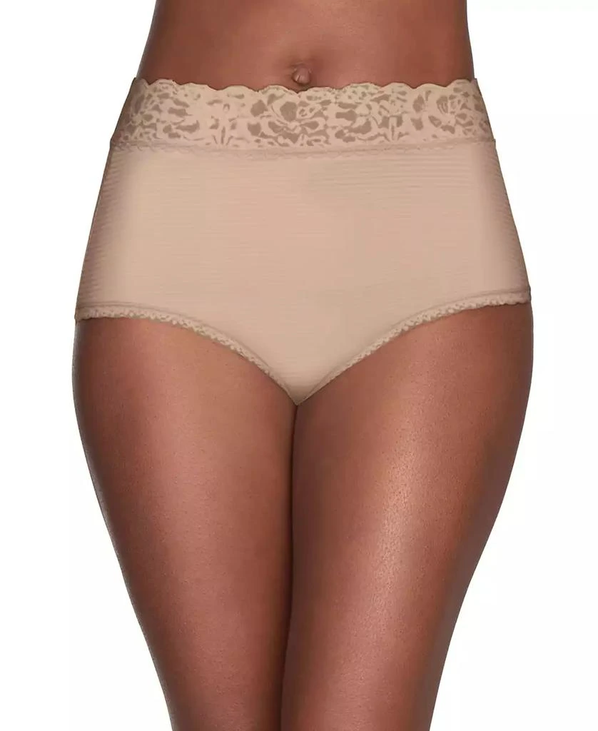 商品Vanity Fair|Flattering Lace Stretch Brief Underwear 13281, also available in extended sizes,价格¥71,第1张图片详细描述