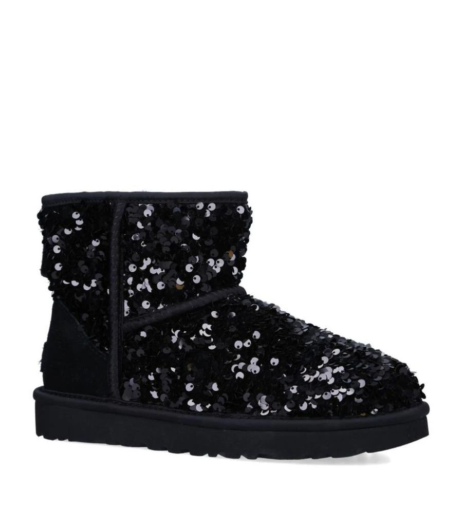 商品UGG|Sequin-Embellished Classic Mini Boots ,价格¥1576,第3张图片详细描述