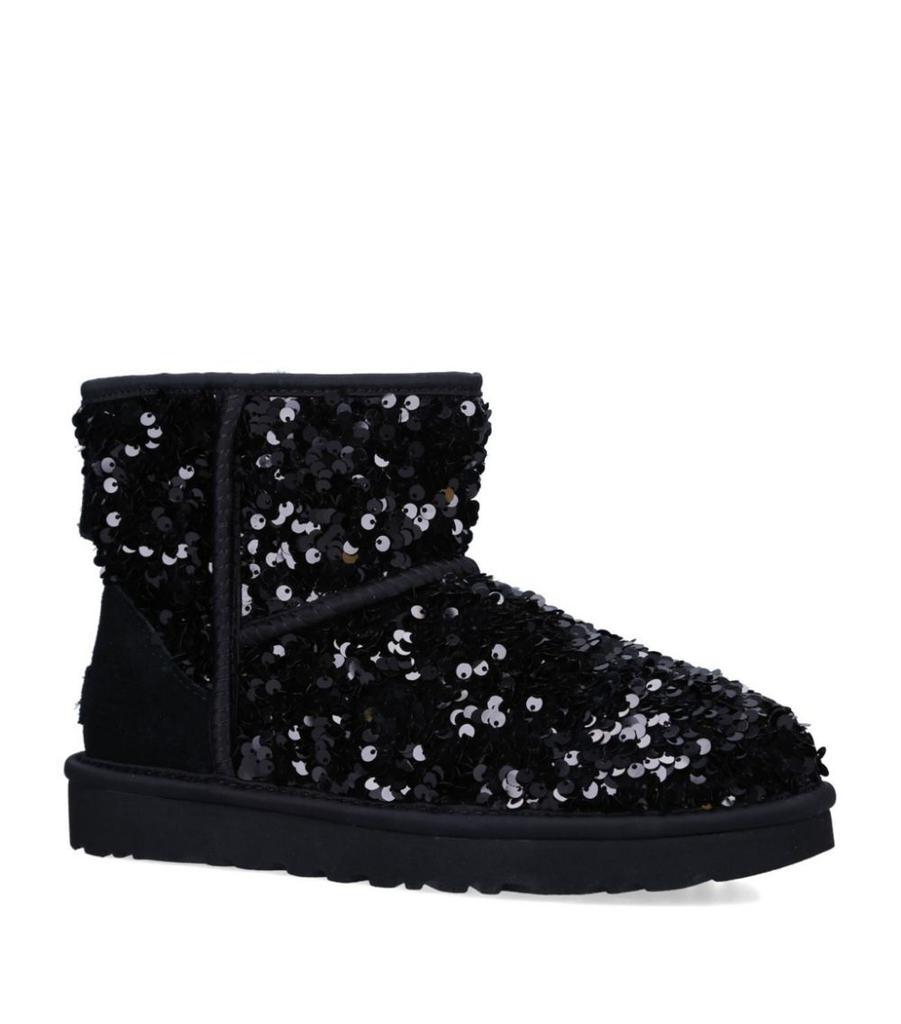 商品UGG|Sequin-Embellished Classic Mini Boots,价格¥1486,第5张图片详细描述