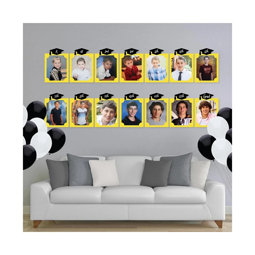 商品Big Dot of Happiness|Yellow Grad - Best is Yet to Come - 8 x 10 inches K-12 School Photo Holder - DIY Graduation Party Decor - Picturific Display,价格¥224,第2张图片详细描述