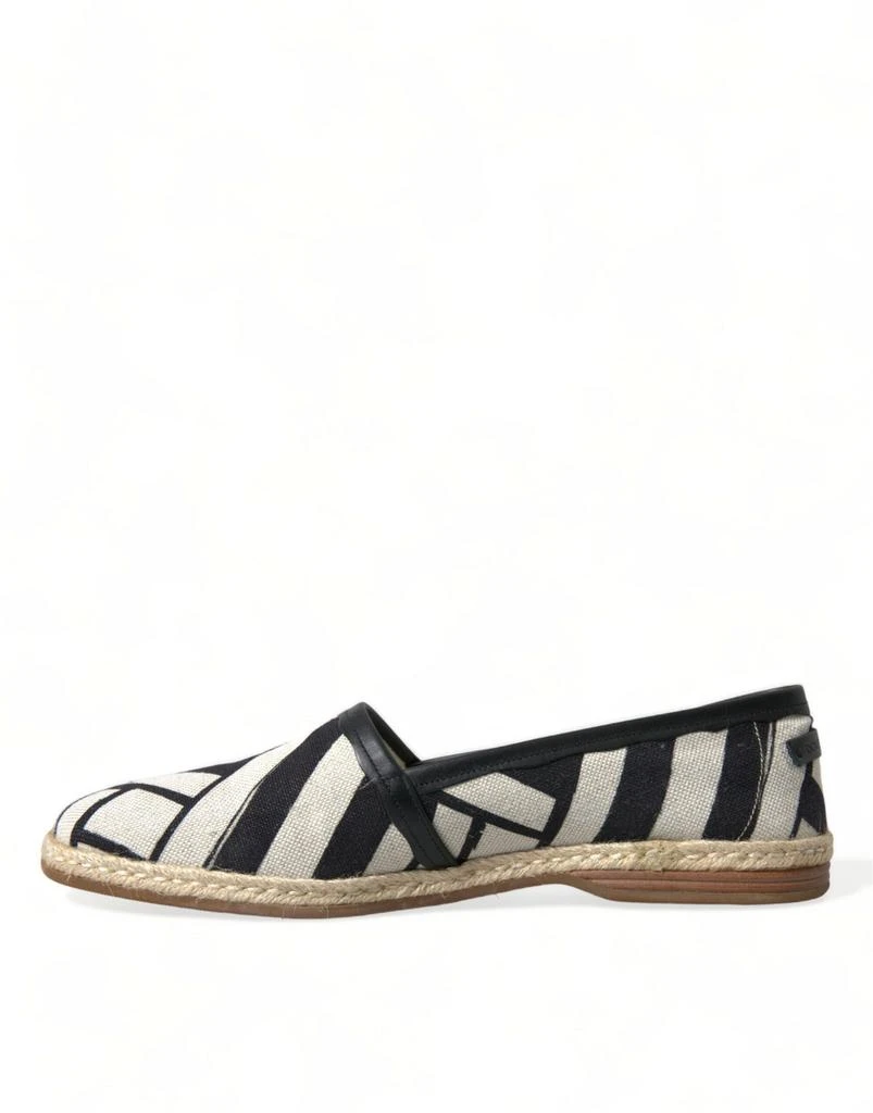 商品Dolce & Gabbana|Dolce & Gabbana Chic Striped Canvas Espadrilles,价格¥2217,第5张图片详细描述