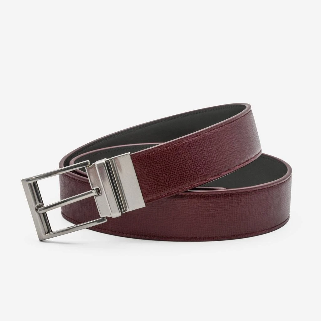 商品Bottega Veneta|Bottega Veneta Maroon Leather Belt 609189-VMA85-6018-1,价格¥1254,第1张图片