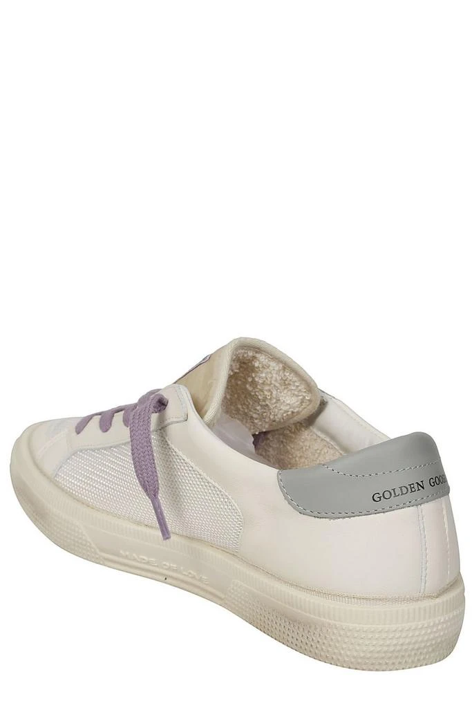 商品Golden Goose|Golden Goose Kids May Lace-Up Sneakers,价格¥1107,第3张图片详细描述