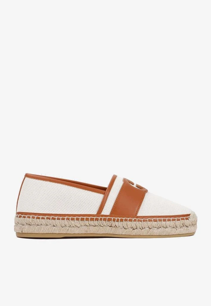 商品Gucci|Logo-Panel Canvas Espadrilles,价格¥3629,第1张图片