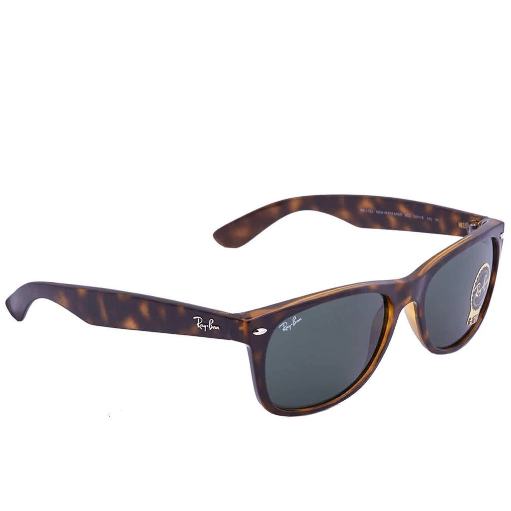 商品Ray-Ban|New Wayfarer Classic Green Unisex Sunglasses RB2132 902 58,价格¥696,第1张图片