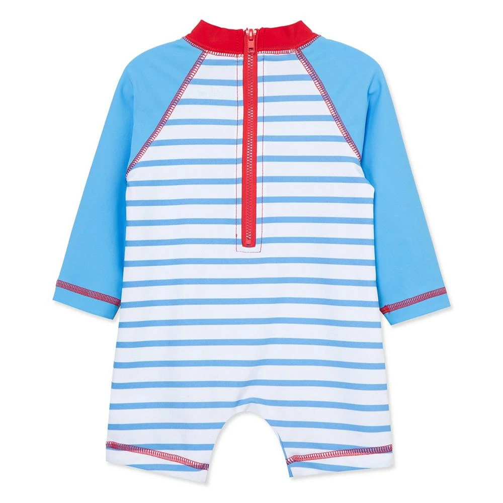 商品Little Me|Baby Boys Crab Long Sleeve Rash Guard Swimsuit,价格¥268,第2张图片详细描述