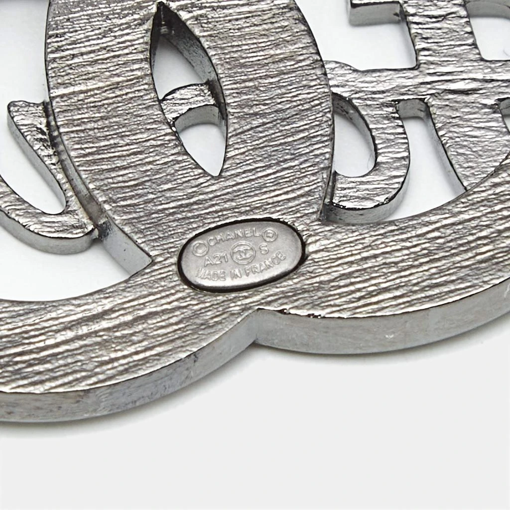 商品Chanel|Chanel  CC Forever Crystals Gunmetal Tone Brooch,价格¥3850,第3张图片详细描述