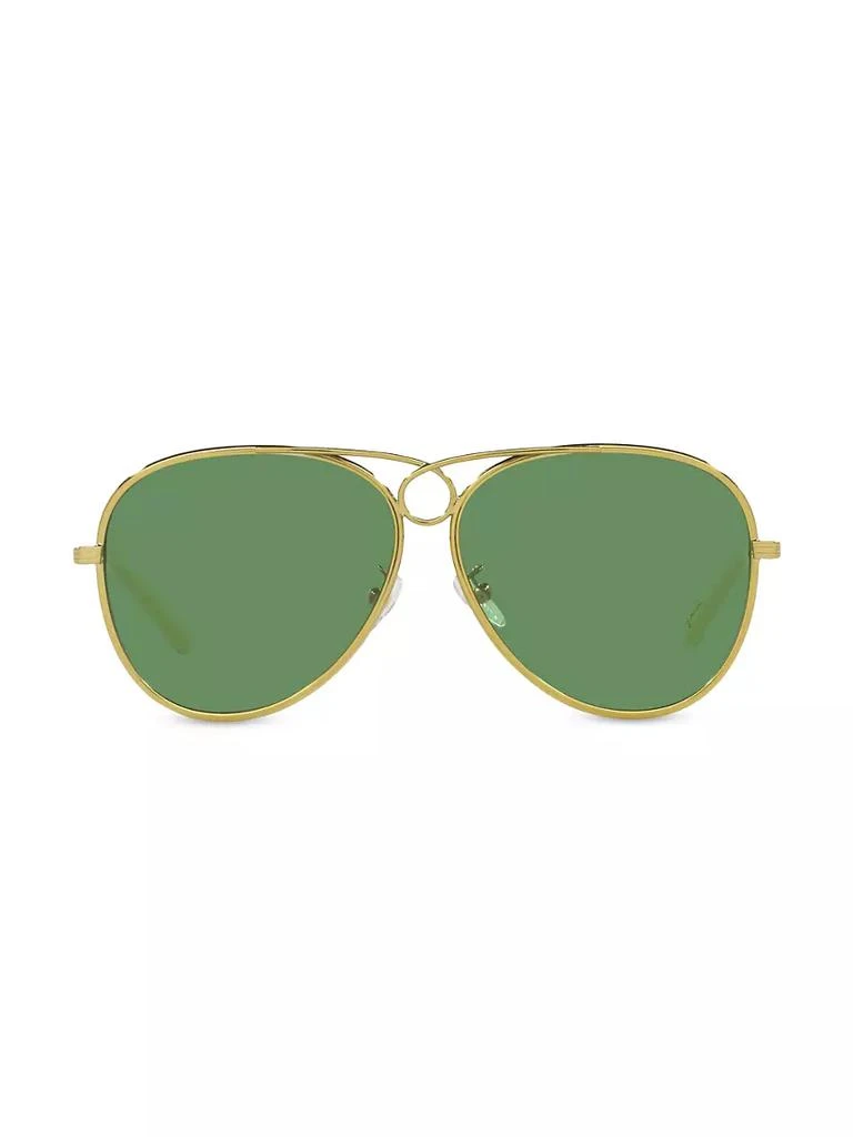 商品Tory Burch|Gloria 59MM Aviator Sunglasses,价格¥1409,第1张图片