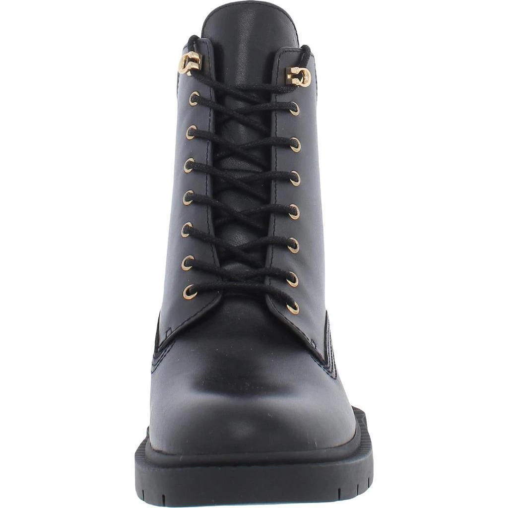 商品Coach|Coach Womens Lorimer Leather Logo Combat & Lace-up Boots,价格¥497,第3张图片详细描述