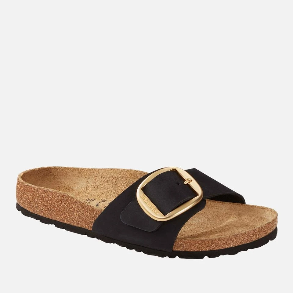 商品Birkenstock|BIRKENSTOCK WOMEN'S MADRID OVERSIZED BUCKLE SLIM-FIT NUBUCK SANDALS,价格¥755,第1张图片