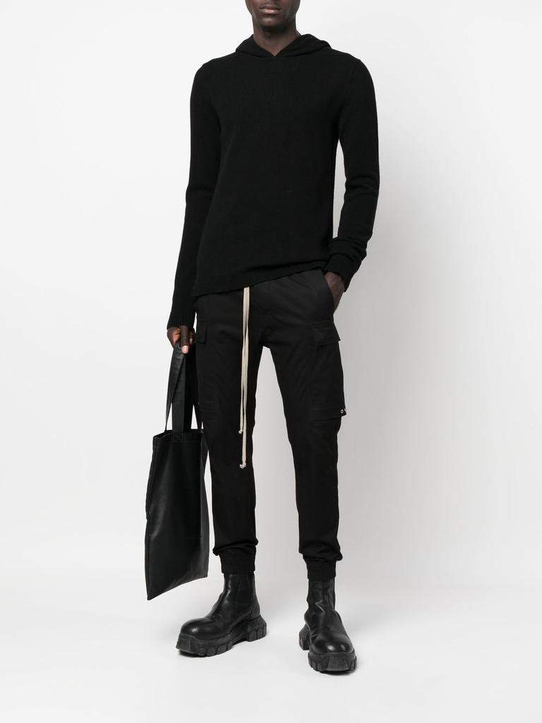 商品Rick Owens|RICK OWENS MEN KNIT HOODIE,价格¥7209,第5张图片详细描述