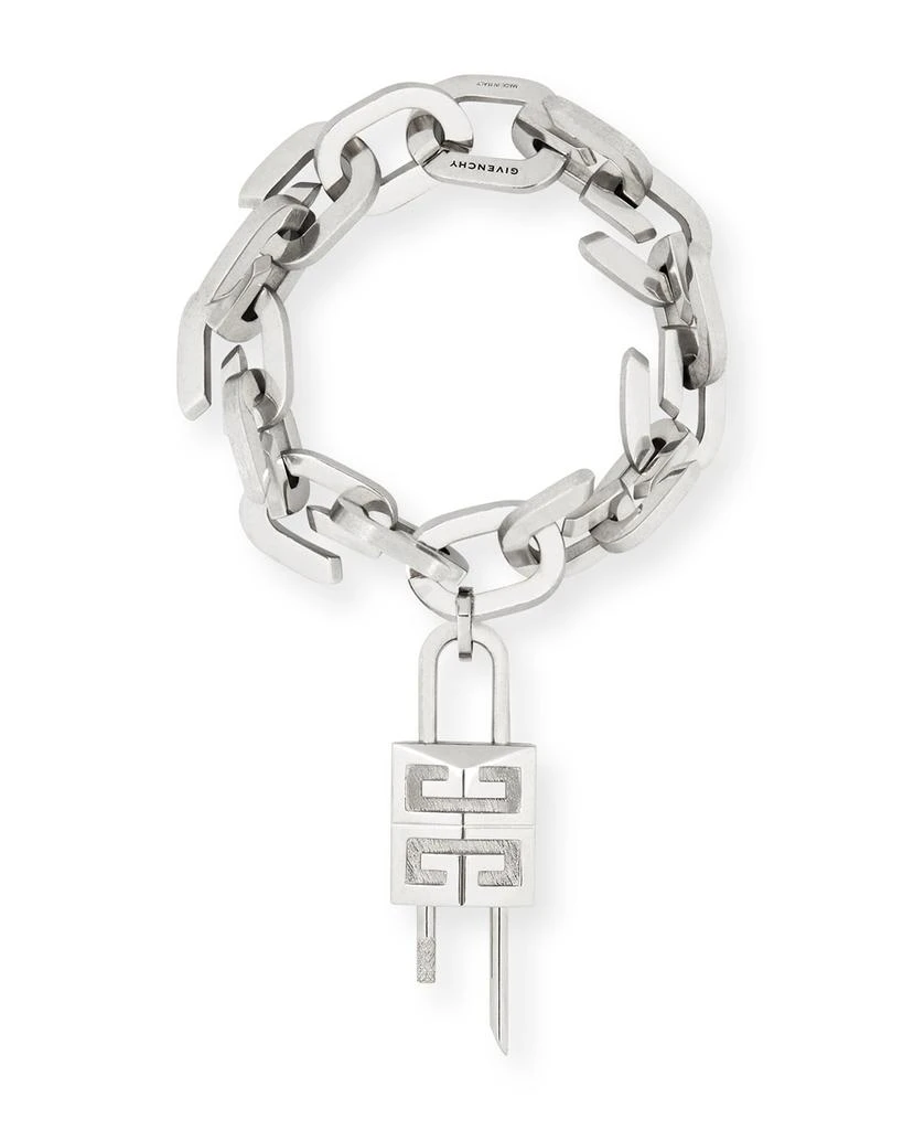 商品Givenchy|Men's G-Link Lock Medium Bracelet,价格¥6664,第1张图片