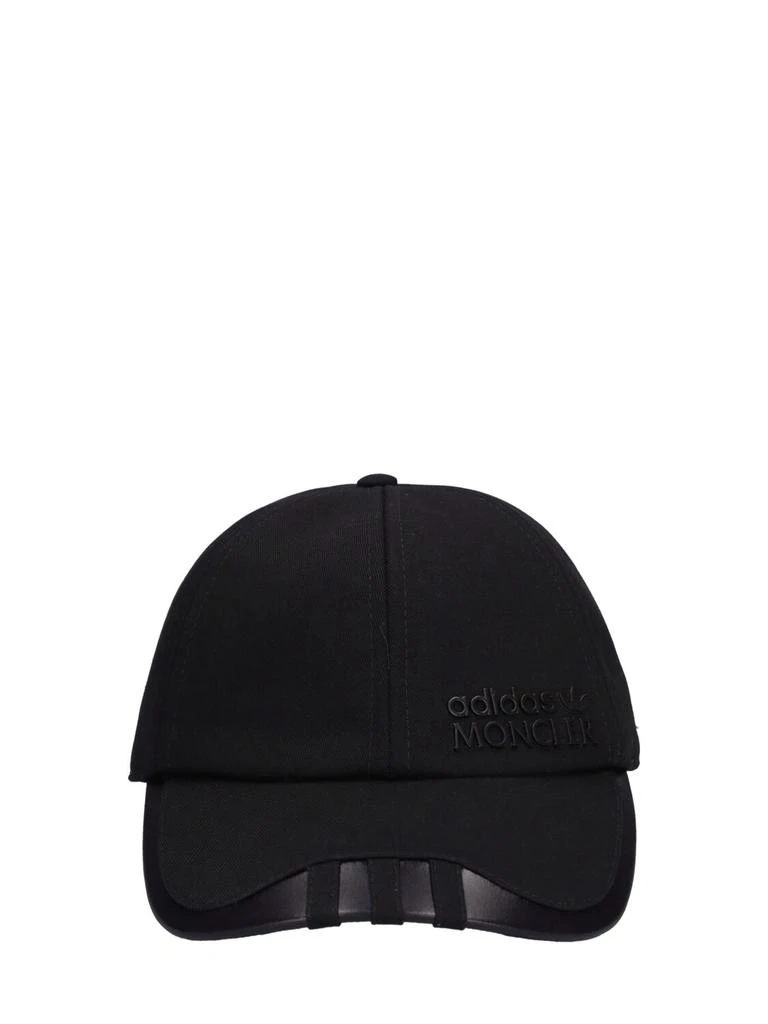 商品Moncler|Moncler X Adidas Cotton Baseball Cap,价格¥2523,第1张图片