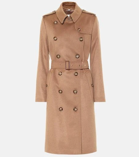 商品Burberry|Kensington cashmere trenchcoat,价格¥16730,第1张图片