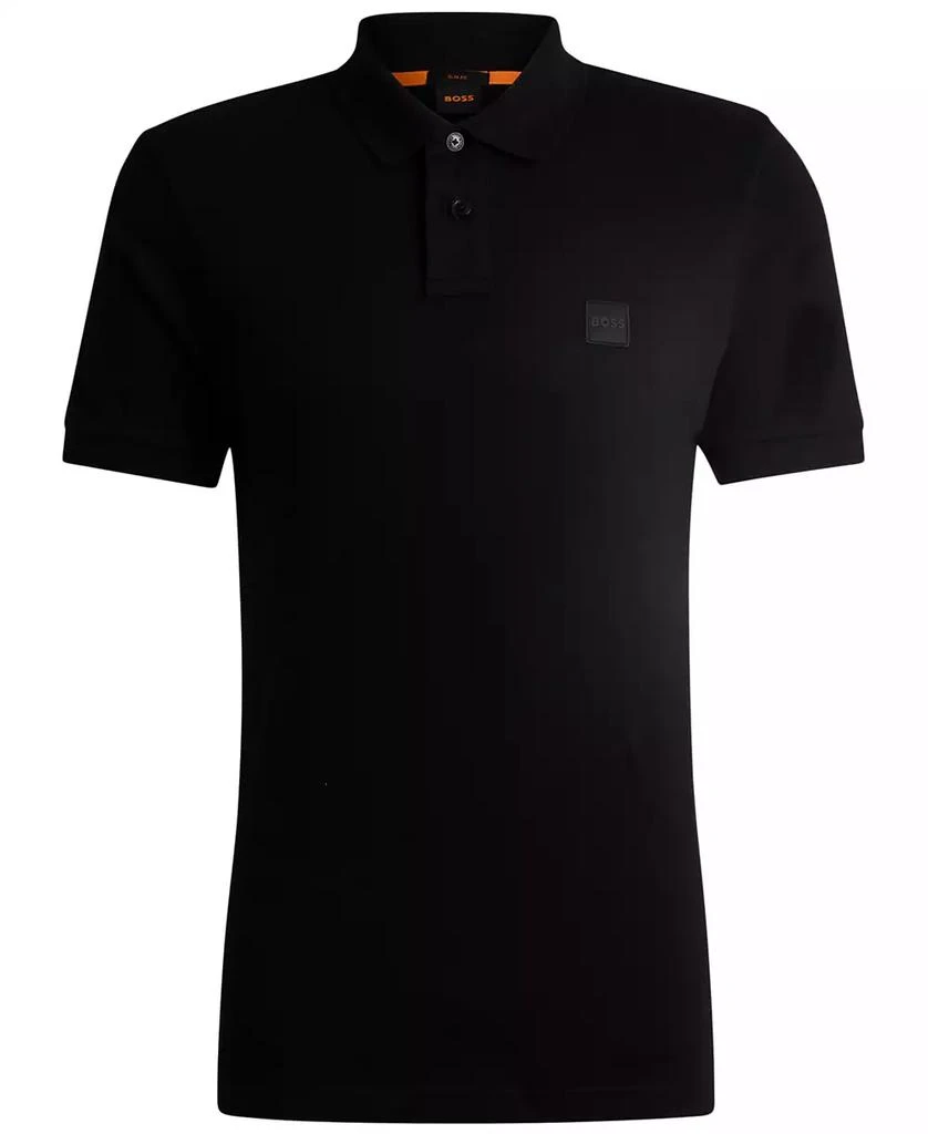 商品Hugo Boss|Men's Slim-Fit Stretch-Cotton Logo Patch Polo Shirt,价格¥655,第2张图片详细描述