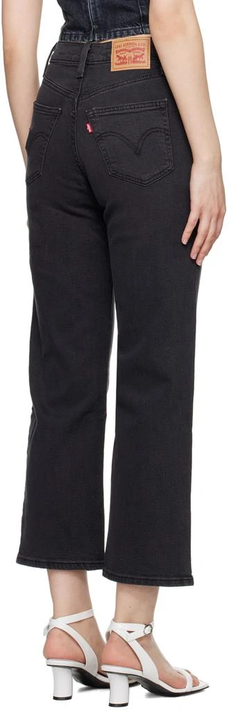 商品Levi's|Black Ribcage Straight Ankle Jeans,价格¥606,第3张图片详细描述