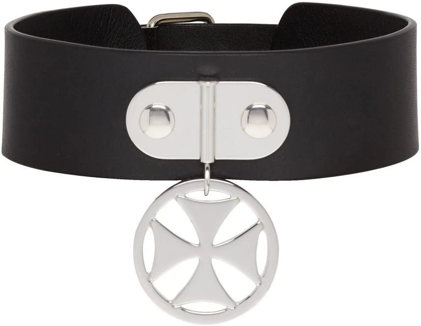 商品Vetements|Black Georgian Cross Choker,价格¥1025,第1张图片