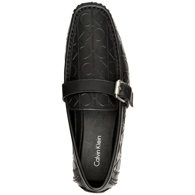 Men's Markus Brushed CK Embossed Leather Drivers 商品