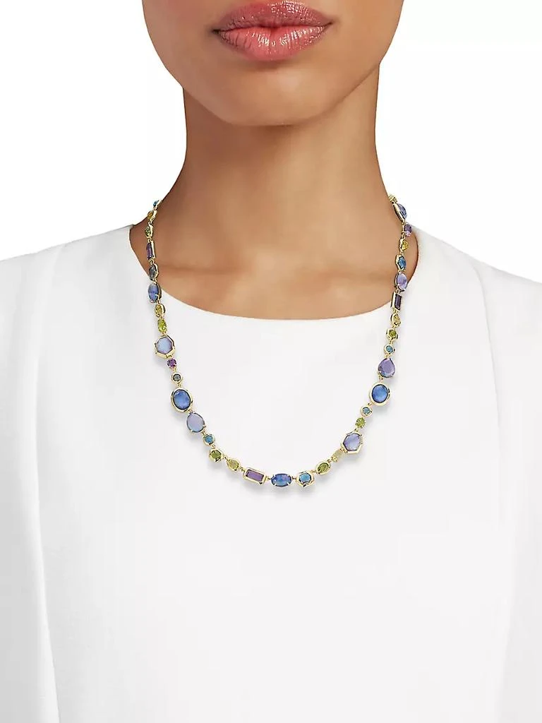 商品Ippolita|Rock Candy® 18K Gold & Multi-Stone Alpine Necklace,价格¥47849,第2张图片详细描述