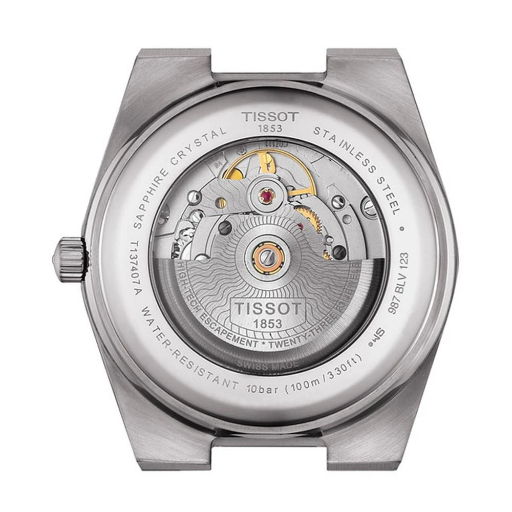 商品Tissot|Men's Swiss Automatic PRX Powermatic 80 Stainless Steel Bracelet Watch 40mm,价格¥5436,第3张图片详细描述