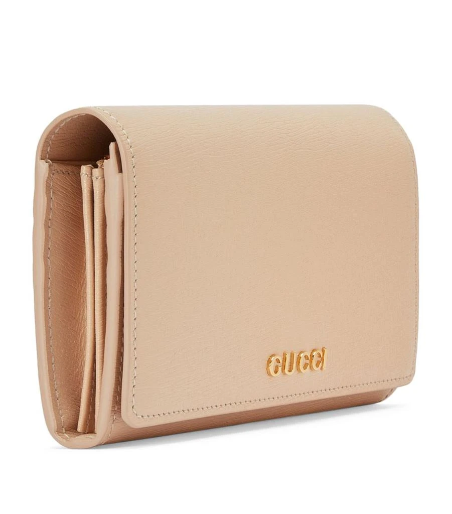 商品Gucci|Leather Continental Wallet,价格¥6105,第3张图片详细描述