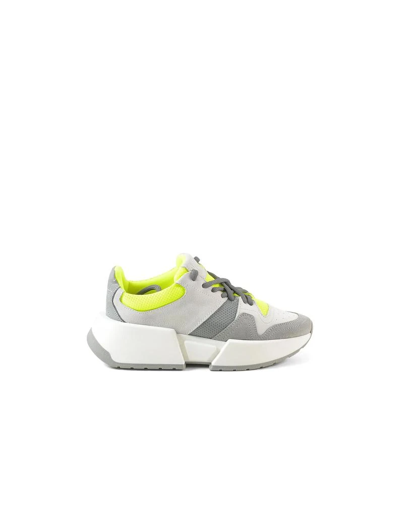 商品MM6|Gray and Neon Yellow Chunky Sneakers,价格¥1920,第1张图片