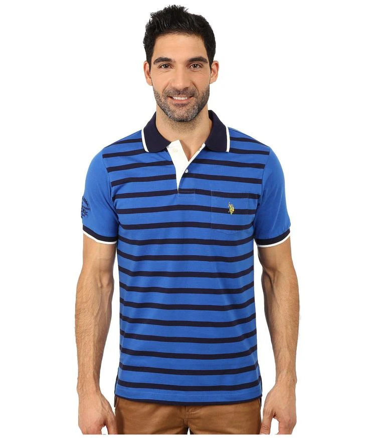 商品U.S. POLO ASSN.|Striped Jersey Polo,价格¥278,第1张图片