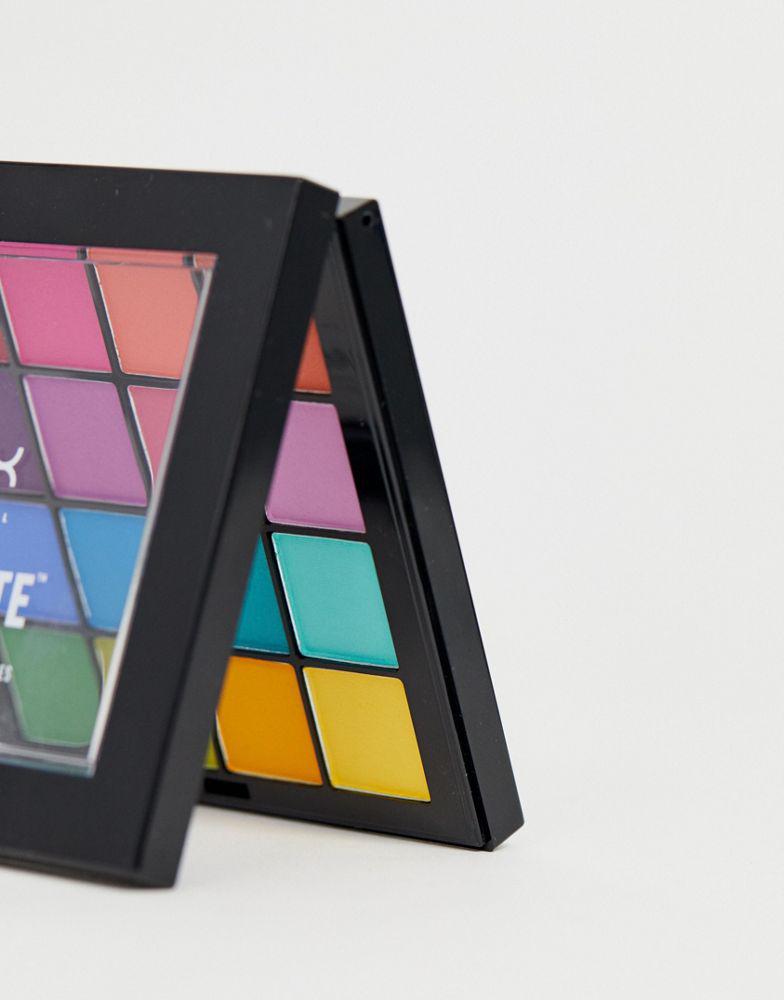 NYX Professional Makeup Ultimate Shadow Palettes - Brights商品第2张图片规格展示