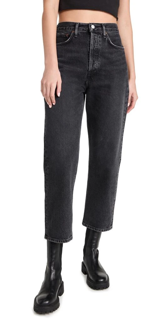 商品AGOLDE|AGOLDE 90's Crop Jean: Mid Rise Loose Straight Jeans,价格¥1436,第1张图片