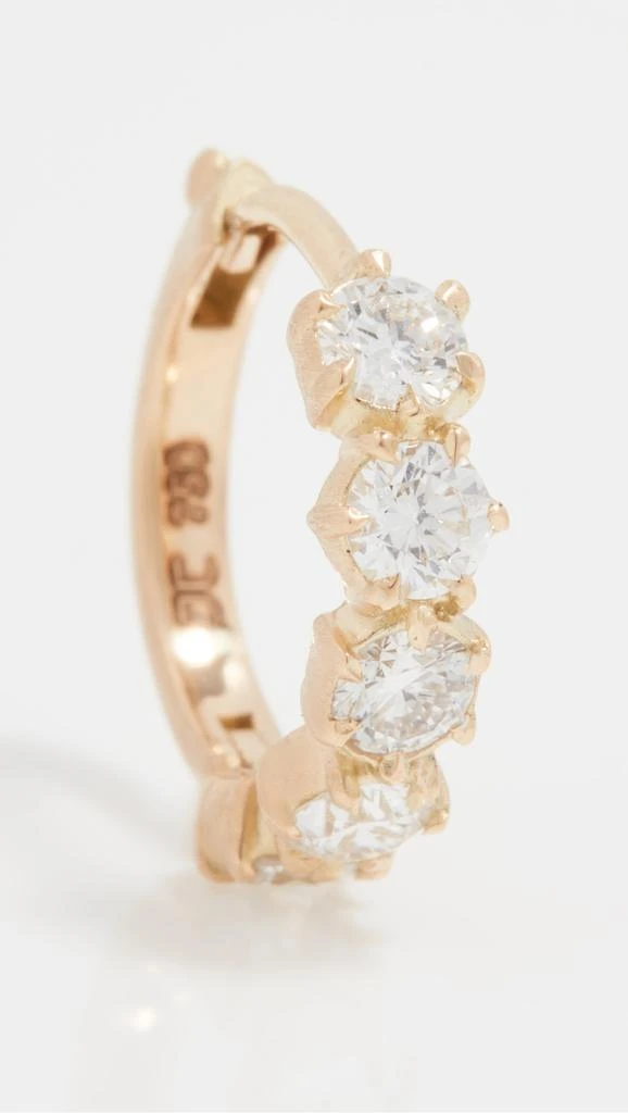 商品Jade Trau|Jade Trau 18k Catherine 贴耳耳环,价格¥24353,第4张图片详细描述