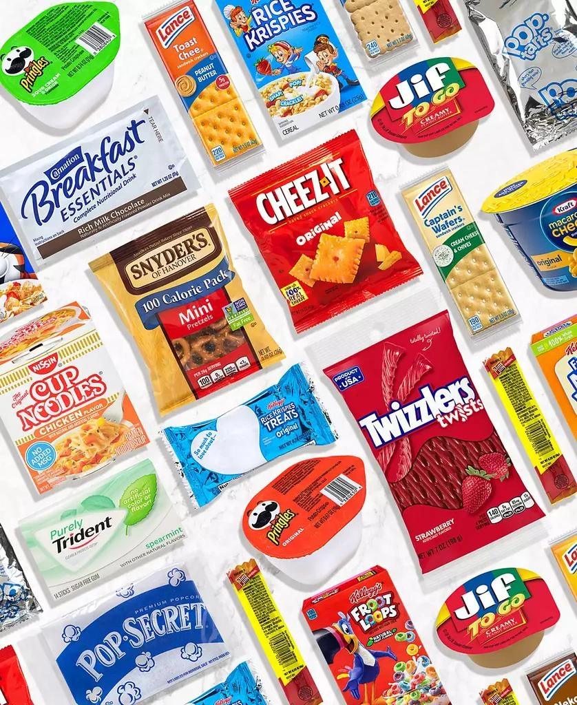 商品SnackBoxPros|54 Piece Dorm Room Survival Snack Box,价格¥495,第5张图片详细描述