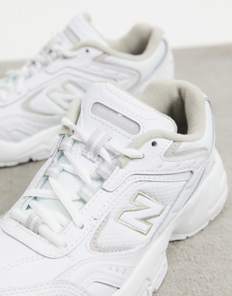 商品New Balance|New Balance 452 trainers in white/grey,价格¥679,第4张图片详细描述