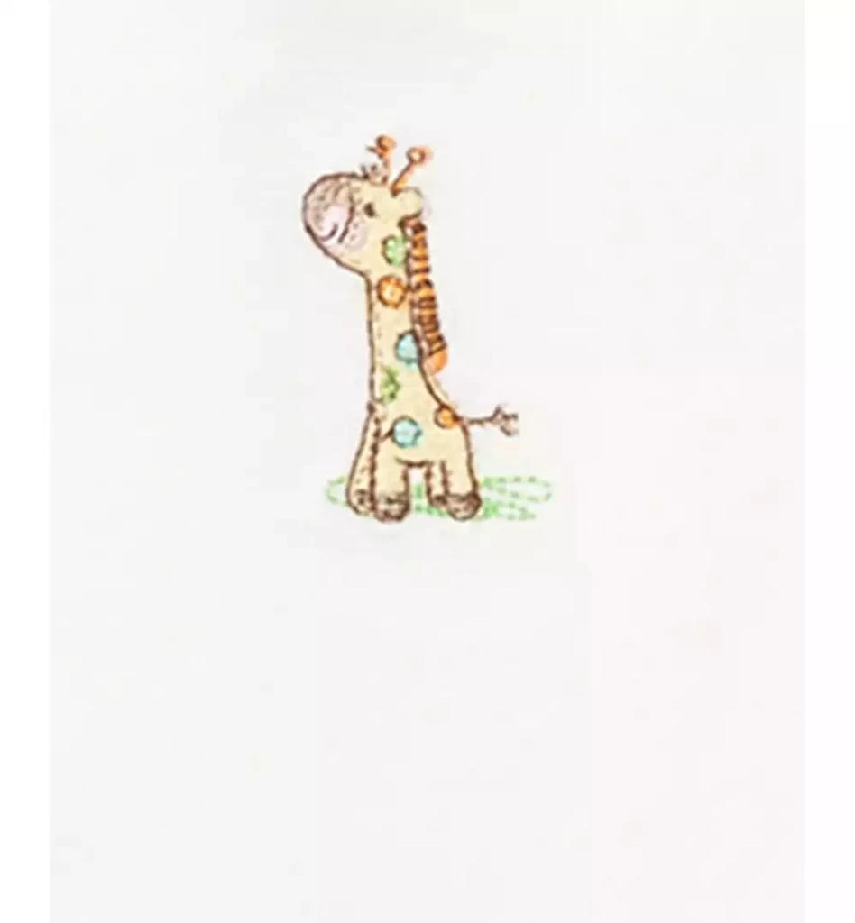 商品Little Me|Baby Boys or Baby Girls Giraffe Bodysuits, Pack of 3,价格¥97,第4张图片详细描述