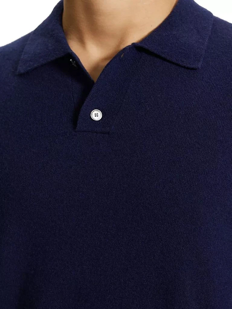 商品Theory|Toby Montana Wool Long-Sleeve Polo Shirt,价格¥1940,第5张图片详细描述