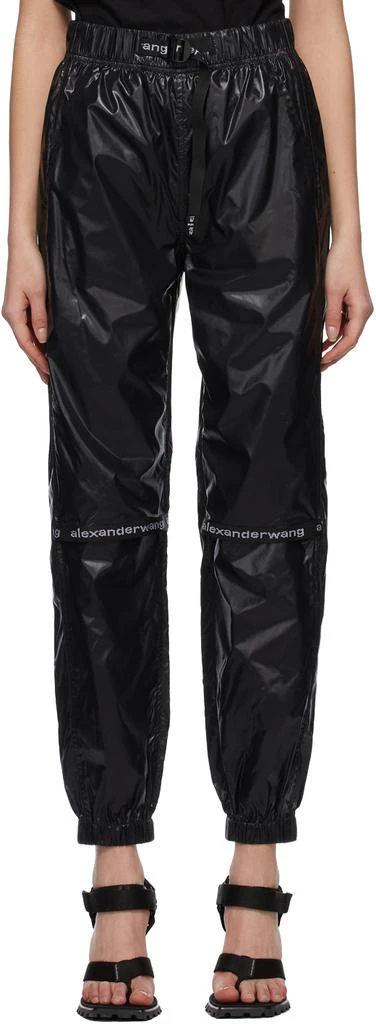 商品Alexander Wang|Black Logo Webbing Track Pants,价格¥2333,第1张图片