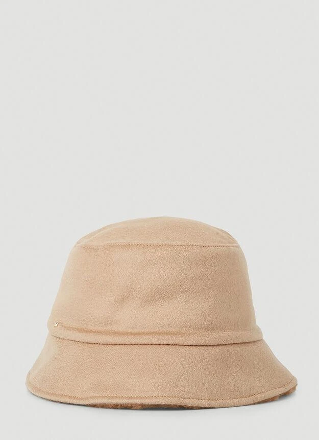 商品Max Mara|Fiducia Bucket Hat in Camel,价格¥1513,第1张图片