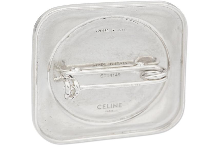 商品Celine|方形银徽章,价格¥2636,第5张图片详细描述