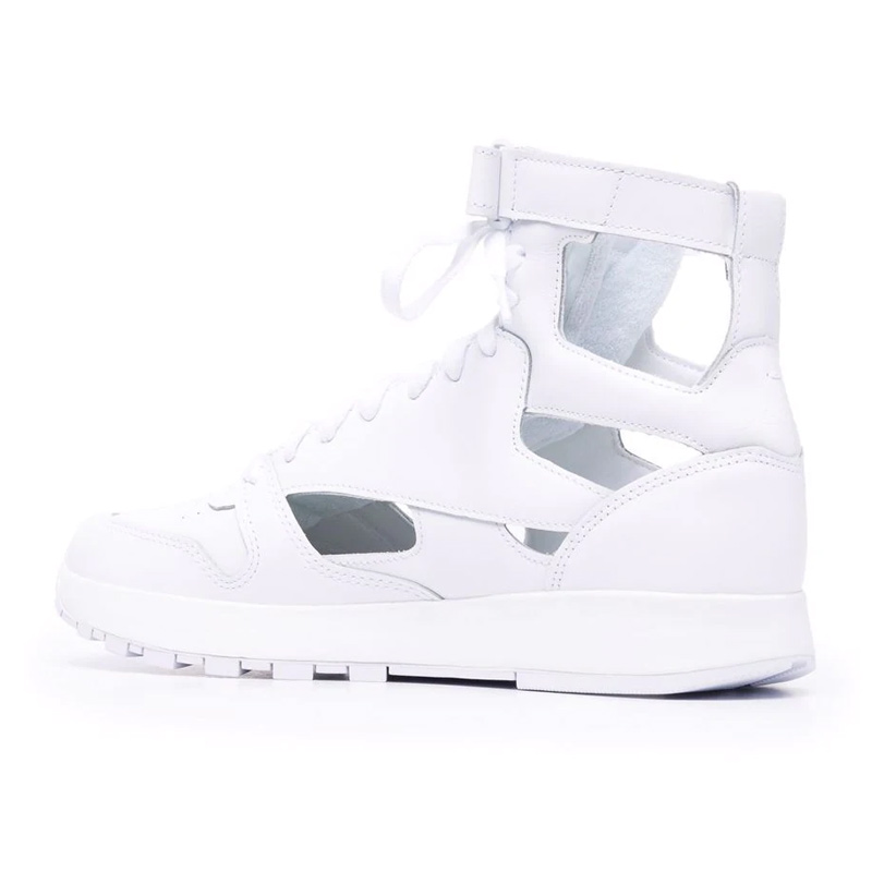 MAISON MARGIELA 男士Reebok合作款白色镂空分趾球鞋 S37WS0569-P4241-T1003商品第4张图片规格展示