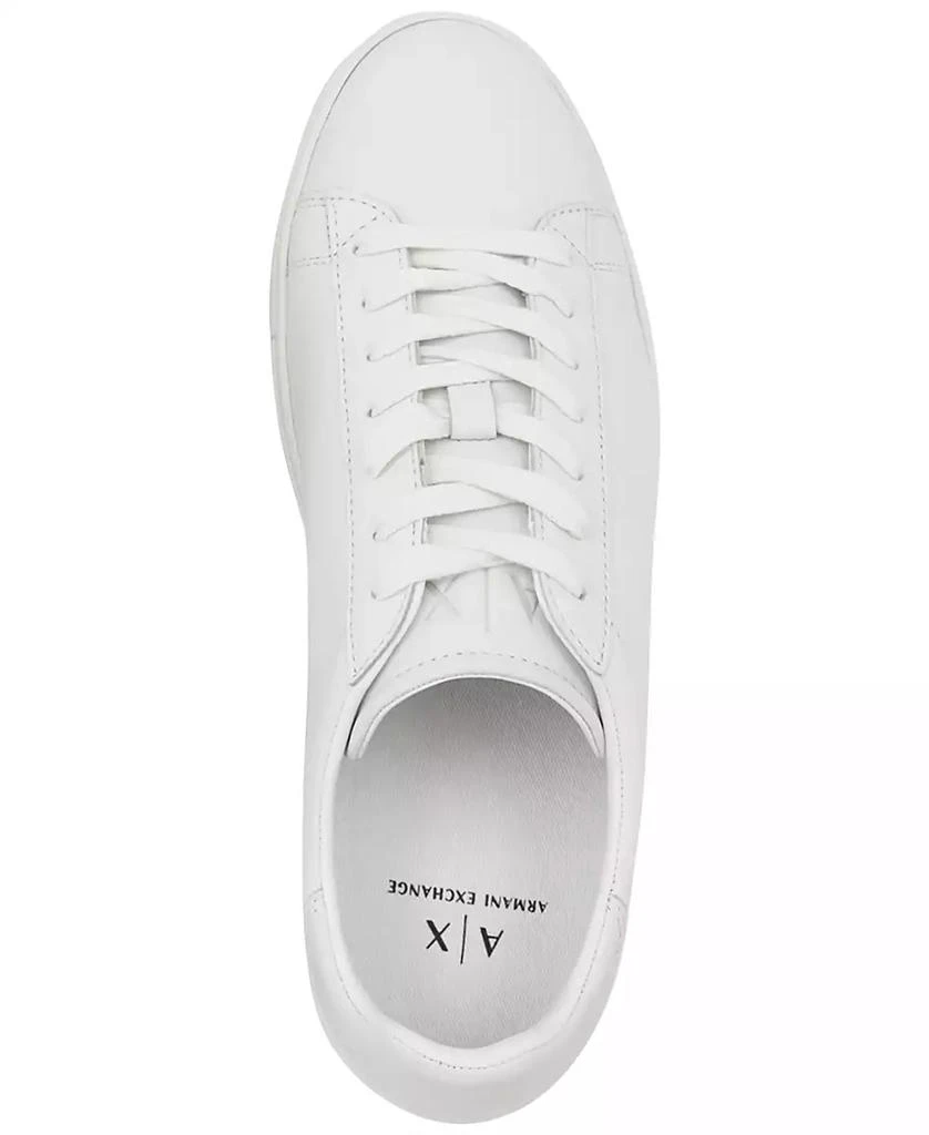 商品Armani Exchange|Men's Low Top Leather Sneaker,价格¥744,第3张图片详细描述